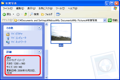 ʐ^IƁAʂ̍ɊȒPȎʐ^̏񂪕\܂B