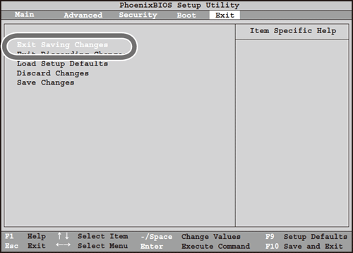 uExit Saving Changesv