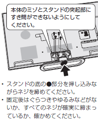 スタンドの取り付け（組み立て）方法が知りたいです。 Q＆A情報