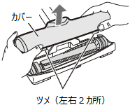 �J�o�[�������グ�Ȃ���A�c���i�Q�J���j���͂������󋵁B