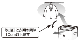 oƈߗނ̊Ԃ10cmȏ㗣